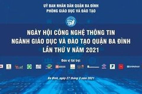 Trường Tiểu học Nguyễn Tri Phương tưng bừng tham gia Ngày hội Công nghệ thông tin ngành Giáo dục &amp; Đào tạo quận Ba Đình lần thứ V năm 2021