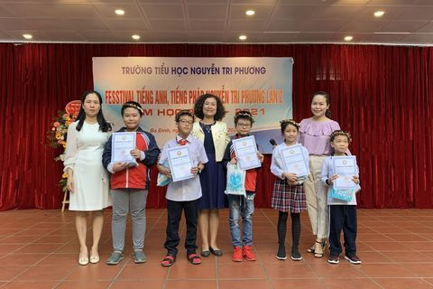 Sôi động Festival Tiếng Pháp của học sinh trường Tiểu học Nguyễn Tri Phương