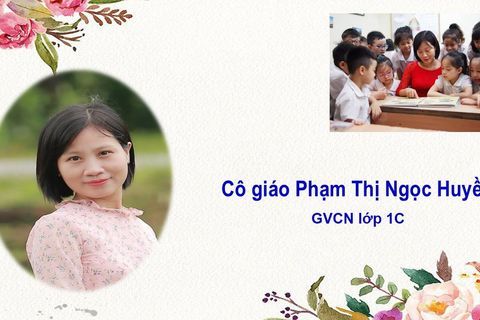 Chào đón các bạn học sinh lớp 1C - trường Tiểu học Nguyễn Tri Phương