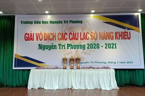 Giải vô địch các câu lạc bộ năng khiếu của trường Tiểu học Nguyễn Tri Phương