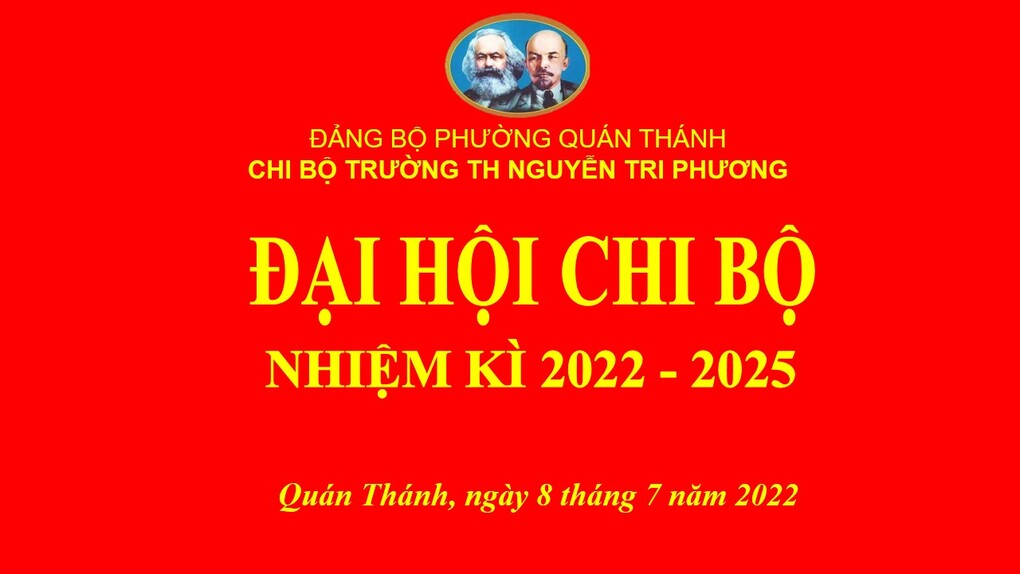 Tổ chức thành công Đại hội chi bộ nhiệm kì 2022 - 2025