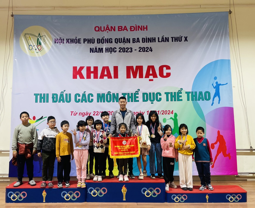 Chiến thắng giòn giã trong môn Cờ vua tại giải thi đấu các môn thể thao Hội khỏe Phù Đổng của Quận Ba Đình