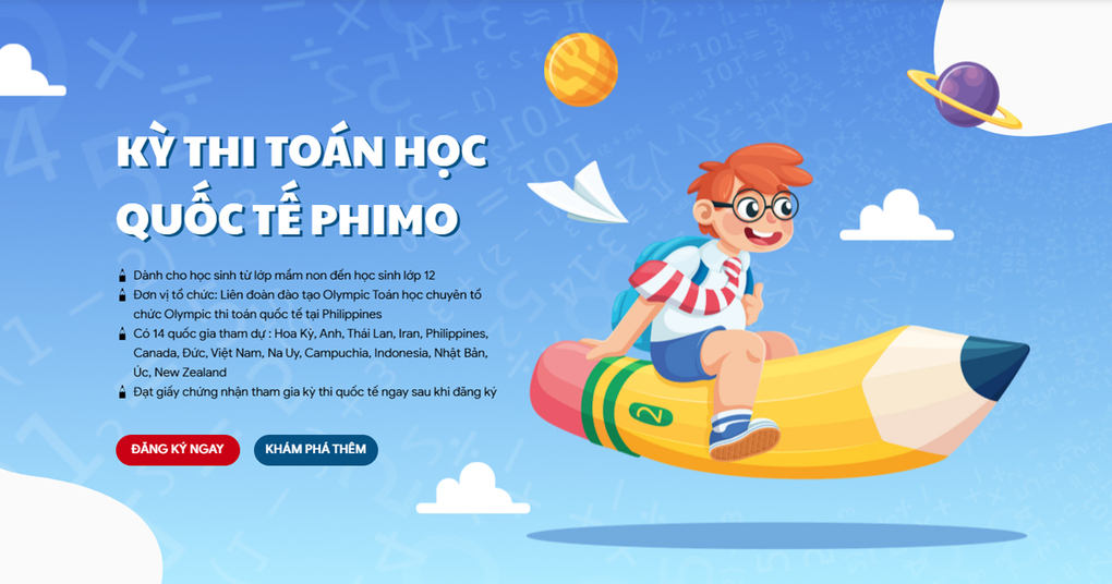 Phát động Kỳ thi Olympic Toán Quốc tế PhIMO 2023