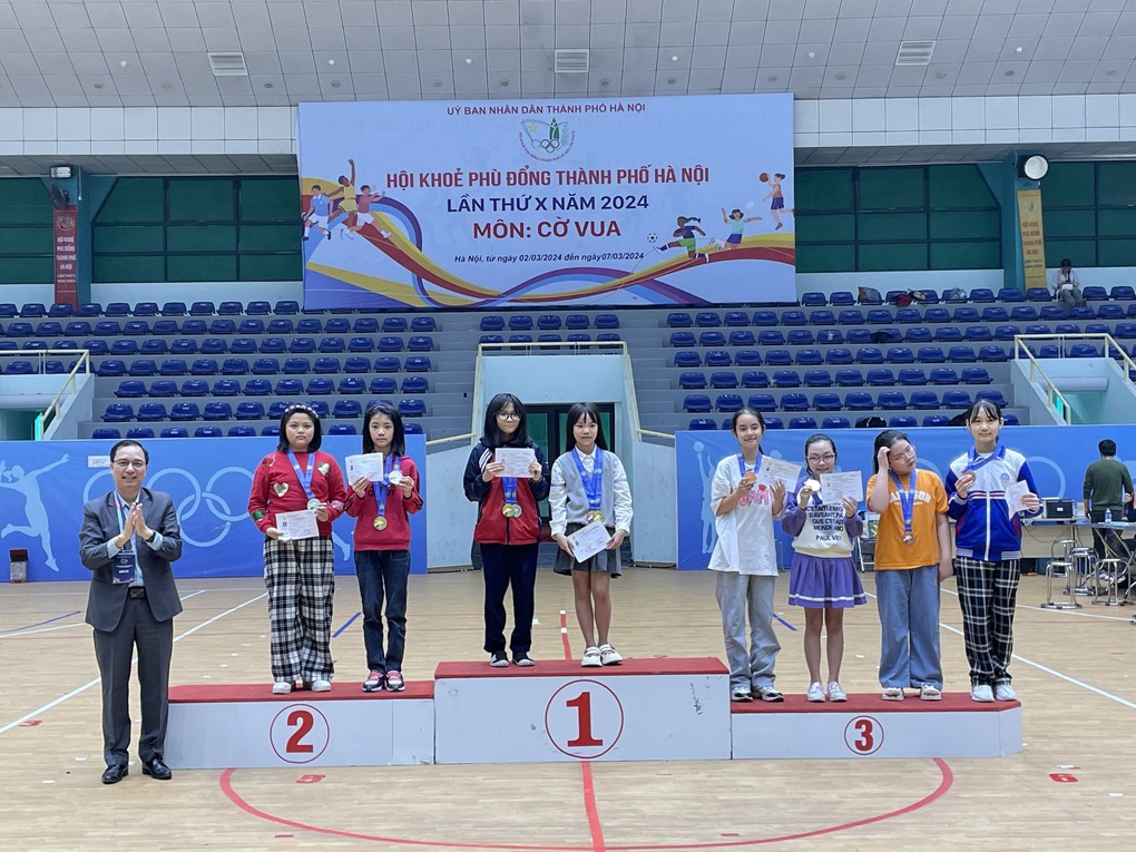 Thành tích ấn tượng của đội tuyển Cờ vua trường Tiểu học Nguyễn Tri Phương tại Hội khỏe Phù Đổng cấp Thành phố năm học 2023-2024