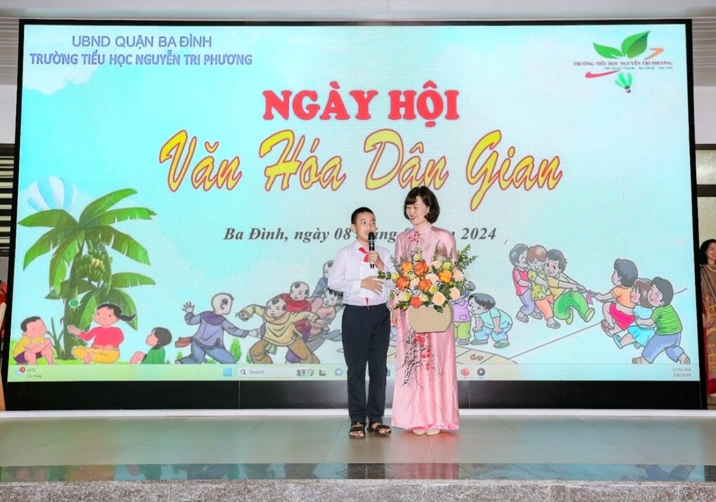 Ngày hội Văn hóa Dân gian chào mừng ngày 8/3 của trường Tiểu học Nguyễn Tri Phương