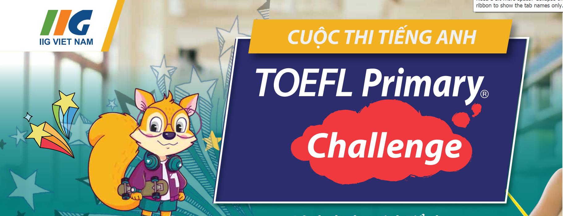 Thông báo  thay đổi lịch thi vòng tuyển chọn cấp thành phố cuộc thi TOEFL PRIMARY CHALLENGE 2023-2024