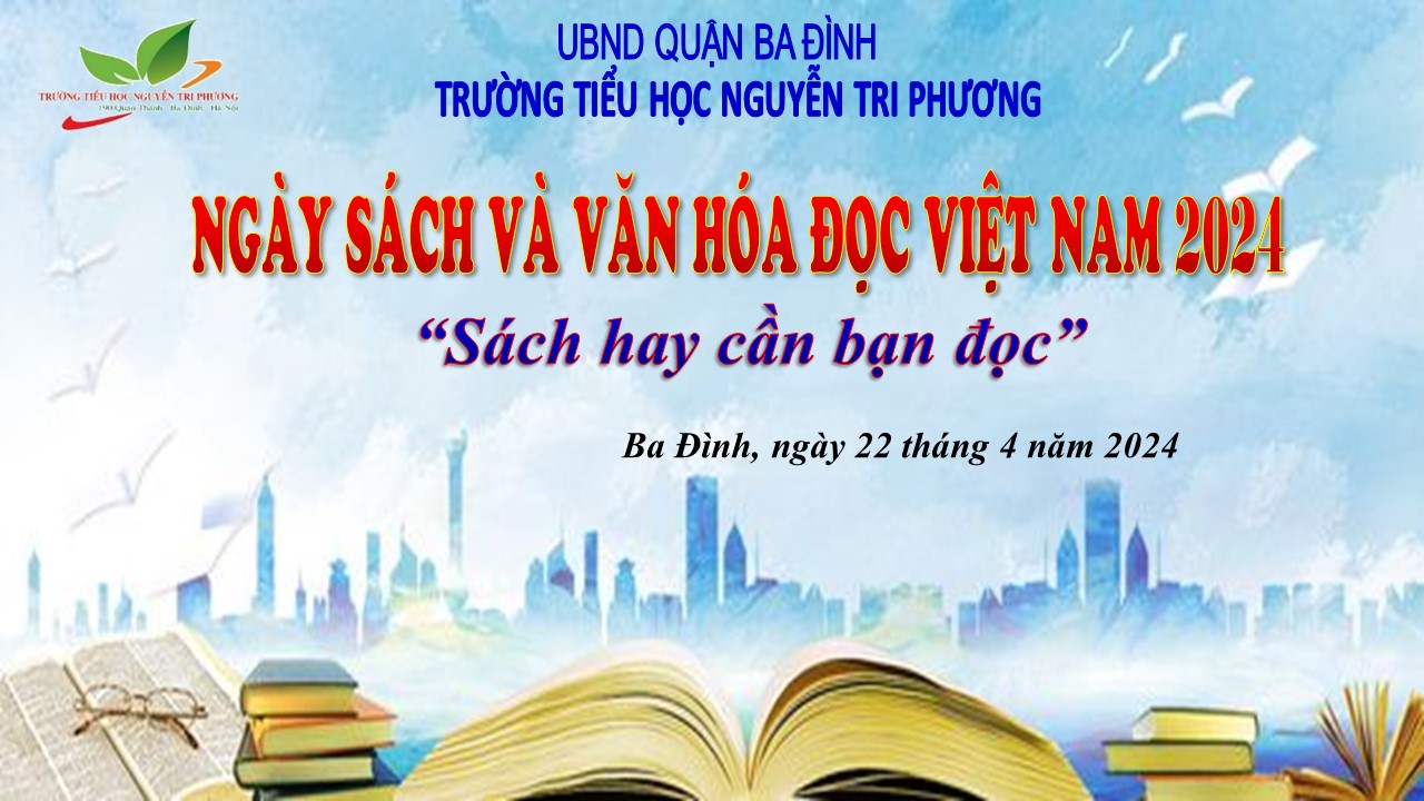 Hưởng ứng ngày Sách và Văn hóa đọc Việt Nam 2024