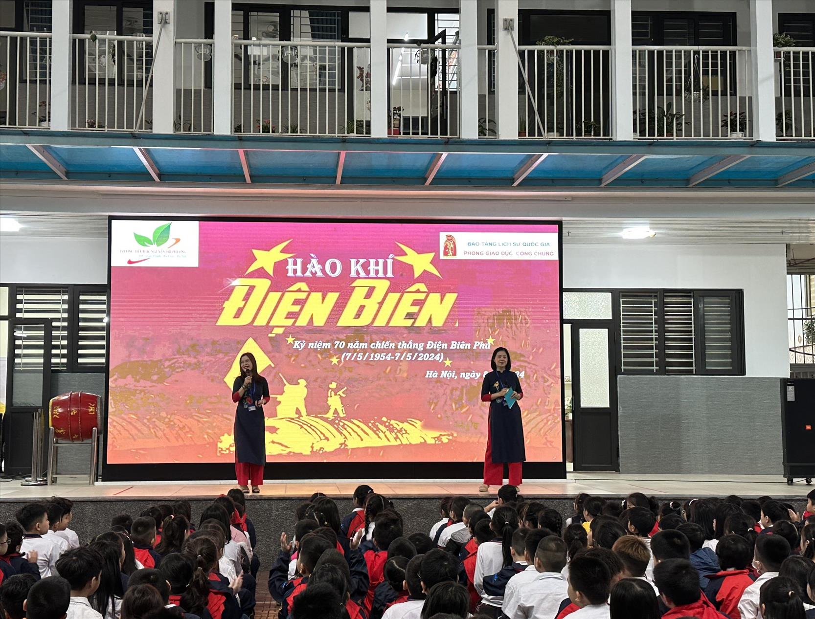 Khơi dậy "Hào khí Điện Biên" cùng với các bạn học sinh trường Tiểu học Nguyễn Tri Phương